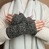 Sjaal met Verhaal Handwarmer Granny Square taupe