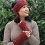 Handwarmer Granny Square bordeaux