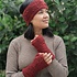 Sjaal met Verhaal Handwarmer Granny Square bordeaux