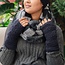 Handwarmer Granny Square dark blue
