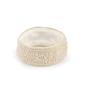 Sjaal met Verhaal Headband Granny Square beige