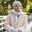 Headband Granny Square light grey