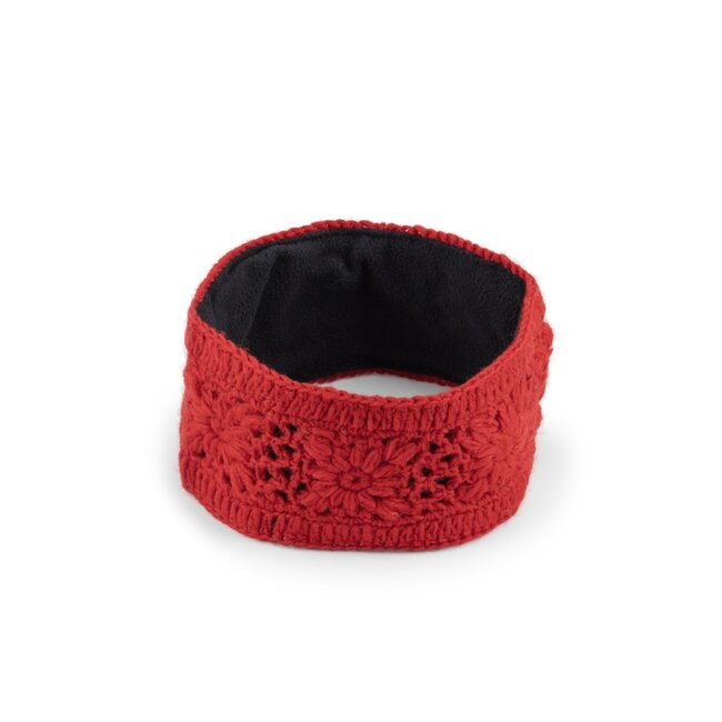 Headband Granny Square red