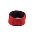 Sjaal met Verhaal Headband Granny Square red