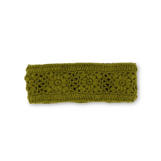 Headband Granny Square army green