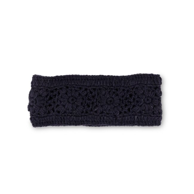 Headband Granny Square dark blue