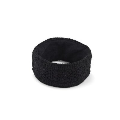Sjaal met Verhaal Headband Granny Square black