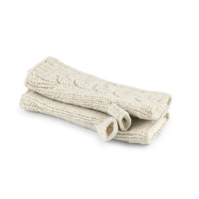 Sjaal met Verhaal Handwarmer Cable creme