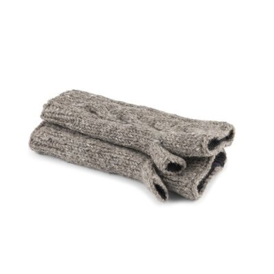 Sjaal met Verhaal Handwarmer Cable taupe