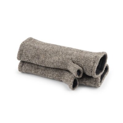 Sjaal met Verhaal Handwarmer Cosy unisex taupe