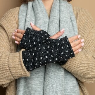 Sjaal met Verhaal Handwarmer Lovely antraciet