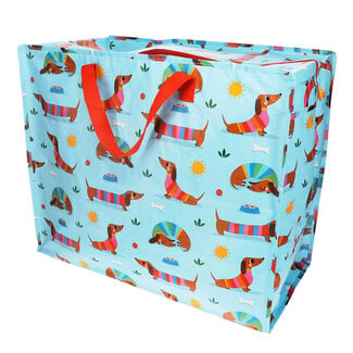 Rex London Jumbo bag Sausage Dog blue