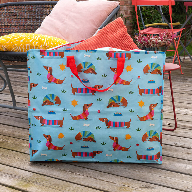 Riesentasche Sausage Dog blue