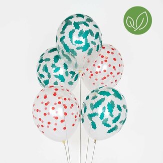 My Little Day Luftballons Christmas Holly