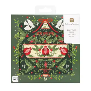 Talking Tables Paper Napkins Eco Botanical Folklore 20-Pack