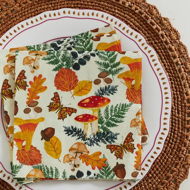Paper Napkins Eco Midnight Forest Autumn 20-Pack