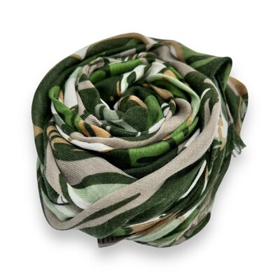M&K Collection Scarf Autumn Lily green