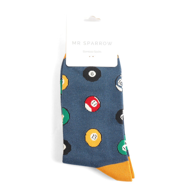Männer-Socken Bamboo Pool Balls navy