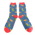 Miss Sparrow Männer-Socken Bamboo Jolly Jurassic navy