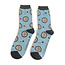 Mens Socks Bamboo Dart Boards denim