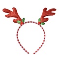 Clayre & Eef Hairband Christmas Red Antler