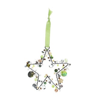 Rex London Star Decoration beaded 10 x 10 cm