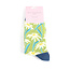 Socken Bamboo Oxeye Daisies lime