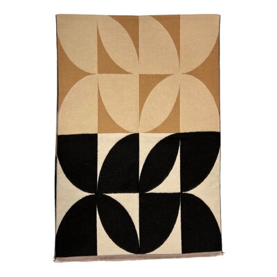 Pure & Cozy Schal Cashmere Mix Retro blacca