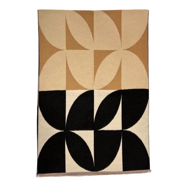Schal Cashmere Mix Retro blacca