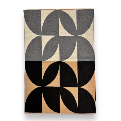 Pure & Cozy Schal Cashmere Mix Retro blacca