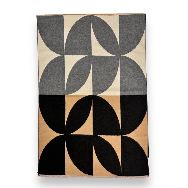 Schal Cashmere Mix Retro blacca