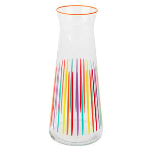 Talking Tables Glas Carafe Bright-Striped multi colour