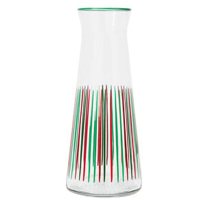 Talking Tables Glas Carafe Bright-Striped red/green