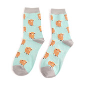 Miss Sparrow Socken Bamboo Highland Herd Duck Egg