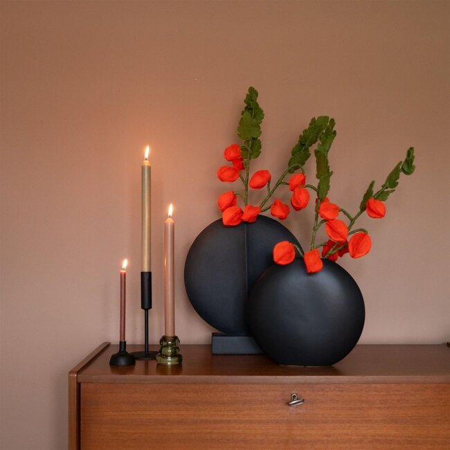 Filzblume Tak Physalis Lampion
