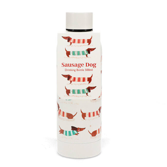 Edelstahl-Flasche Sausage Dog