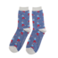 Mens Socks Bamboo Jogging denim