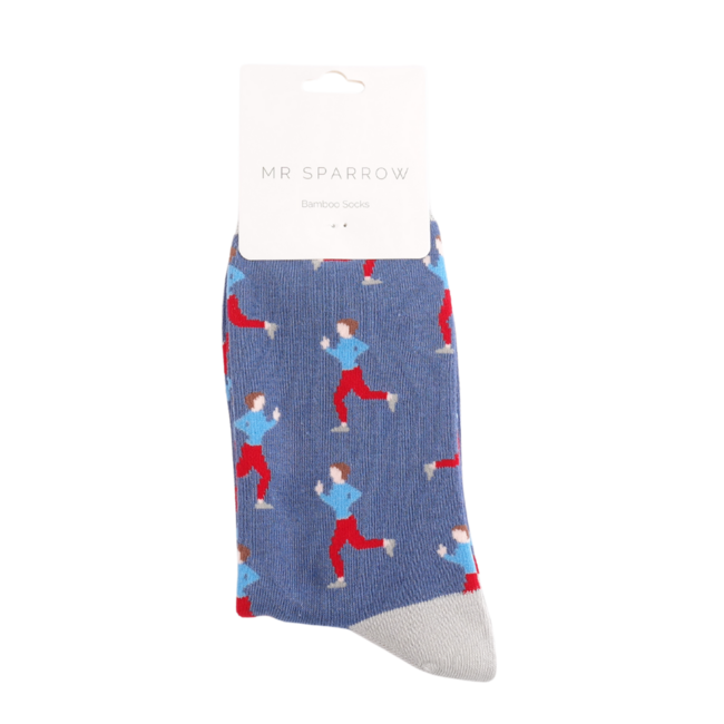 Männer-Socken Bamboo Jogging denim