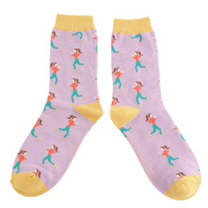 Miss Sparrow Socken Bamboo Jogging lilac