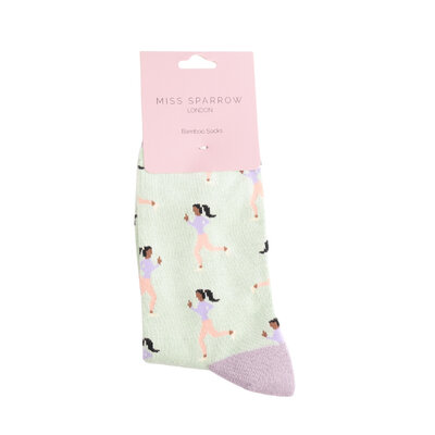 Miss Sparrow Socken Bamboo Jogging mint