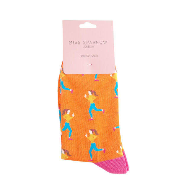 Socken Bamboo Jogging orange