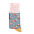 Miss Sparrow Socks Bamboo Skiing Sausage Dogs denim