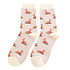 Miss Sparrow Socken Bamboo Skiing Sausage Dogs silver