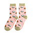 Socken Bamboo Cat Nap dusky pink