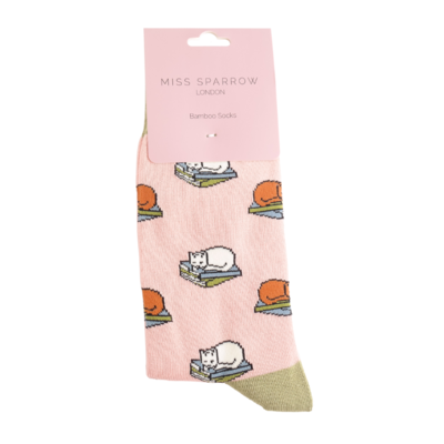 Miss Sparrow Socken Bamboo Cat Nap dusky pink