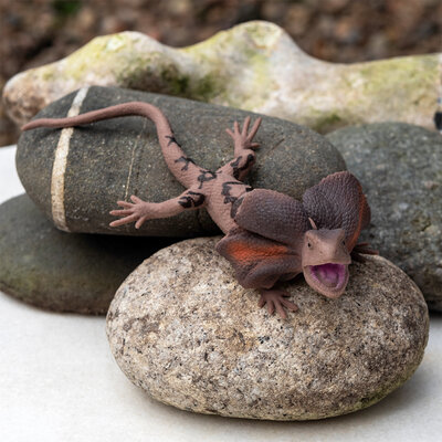 Rex London Realistische Spielzeug Frill-Necked Lizard