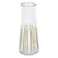 Talking Tables Glas Carafe Striped white/gold