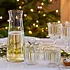 Talking Tables Glass Carafe Striped white/gold