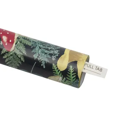 Talking Tables Cristmas Wrapping Paper Recycled  Midnight Forest 3m