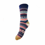 Gemjar Socks Woolmix Patterned blue/red